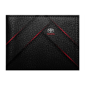 Обложка для студенческого билета с принтом TOYOTA в Ухте, натуральная кожа | Размер: 11*8 см; Печать на всей внешней стороне | auto | sport | toyota | авто | автомобиль | автомобильные | бренд | марка | машины | спорт | тойота