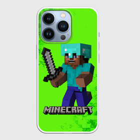 Чехол для iPhone 13 Pro MINECRAFT: в Ухте,  |  | game | minecraft | блоки | игра | квадраты | компьютерная игра | крипер | майнкрафт