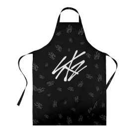 Фартук 3D с принтом Stray Kids в Ухте, 100% полиэстер | общий размер — 65 х 85 см, ширина нагрудника — 26 см, горловина — 53 см, длина завязок — 54 см, общий обхват в поясе — 173 см. Принт на завязках и на горловине наносится с двух сторон, на основной части фартука — только с внешней стороны | bang chan | changbin | han | hyunjin | k pop | korean pop | lee felix | lee know | seungmin | skz | stray kids | бэнг чан | ли ноу | ли феликс | скз | стрей кидс | хан | хёнджин | чана | чангбин