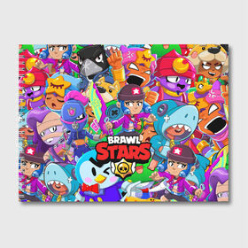 Альбом для рисования с принтом BRAWL STARS BIBI в Ухте, 100% бумага
 | матовая бумага, плотность 200 мг. | 8 bit | 8 бит | bibi | brawl stars | crow | el brown | leon | leon shark | max | mr.p | sally leon | shark | stars | virus | werewolf | акула | биби | вирус | ворон | леон | оборотень | пингвин