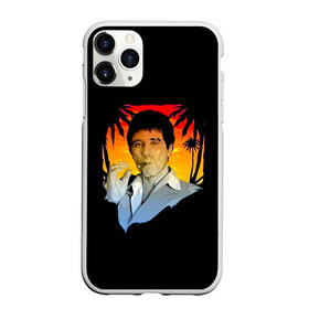 Чехол для iPhone 11 Pro матовый с принтом Тони Монтана в Ухте, Силикон |  | Тематика изображения на принте: criminal | gangster | mafia | tony montana | актер | аль пачино | банда | бандит | гангстер | кино | костюм | крестный отец | криминал | лицо со шрамом | мафия | пальмы | парню | прикольная | природа | тони монтана