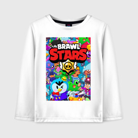 Детский лонгслив хлопок BRAWL STARS: в Ухте, 100% хлопок | круглый вырез горловины, полуприлегающий силуэт, длина до линии бедер | 8 bit | 8 бит | bibi | brawl stars | crow | el brown | leon | leon shark | max | mr.p | sally leon | shark | stars | virus | werewolf | акула | биби | вирус | ворон | леон | оборотень | пингвин