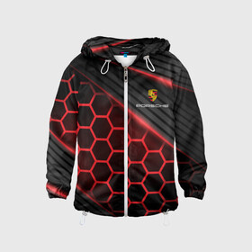 Детская ветровка 3D с принтом PORSCHE | ПОРШЕ в Ухте, 100% полиэстер | подол и капюшон оформлены резинкой с фиксаторами, по бокам два кармана без застежек, один потайной карман на груди | auto | boxter | cayenne | macan | porsche | sport | авто | автомобиль | автомобильные | бренд | каен | макан | марка | машины | порш | порше | премиум | спорт