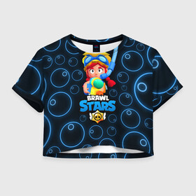 Женская футболка Crop-top 3D Brawl Stars Summer Jessie: в Ухте, 100% полиэстер | круглая горловина, длина футболки до линии талии, рукава с отворотами | 8 бит | bea | bo | brawl stars | brock | crow | darryl | dynamike | frank | gt max | gt макс | max | mortis | sally leon | sally ле | sandy | shark leon | spike | virus 8 bit | акула леон | беа | бо | бравл старс | брок | джесси | динамайк