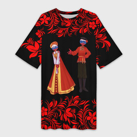 Платье-футболка 3D CountryHumans.: в Ухте,  |  | country | countryhumans | америка | дружба народов | контрихуменс | патриотизм | персонажи | родина | россия | страна | страна людей | сша | талерантность