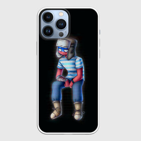 Чехол для iPhone 13 Pro Max с принтом CountryHumans   Россия в Ухте,  |  | Тематика изображения на принте: 23 | army | country | countryhumans | humans | memes | patriot | russia | армия | звезда | красная | мем | патриот | россия | страна | тельняшка | флаг | человечек | шапка