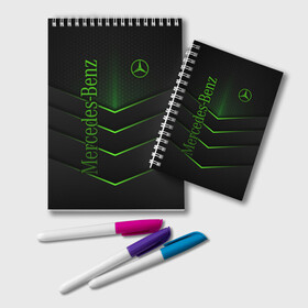 Блокнот с принтом Mercedes-Benz в Ухте, 100% бумага | 48 листов, плотность листов — 60 г/м2, плотность картонной обложки — 250 г/м2. Листы скреплены удобной пружинной спиралью. Цвет линий — светло-серый
 | Тематика изображения на принте: amg | benz | cars | drive | mercedes | supercars | амг | бенц | гелендваген | гонки | мерин | мерс | мерседес | обзор | скорость | форма