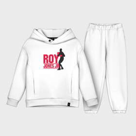 Детский костюм хлопок Oversize с принтом Roy Jones Jr. в Ухте,  |  | Тематика изображения на принте: captain hook | roy jones | roy levesta jones | бокс | капитан хук | рой джонс