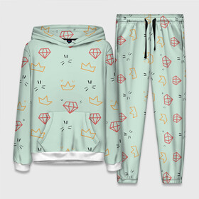 Женский костюм 3D (с толстовкой) Алмазный арт: в Ухте,  |  | алмаз | алмазы | арт | бриллианты | корона | короны