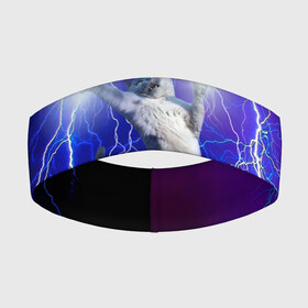 Повязка на голову 3D Грозовой кошак.: в Ухте,  |  | cat | грозовой кот | грозовой кошак | животные | звери | кот | котики | кошак | молния