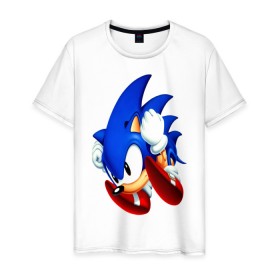 Мужская футболка хлопок соник: в Ухте, 100% хлопок | прямой крой, круглый вырез горловины, длина до линии бедер, слегка спущенное плечо. | sega | sonic | sonic boom | sonic movie | sonic the hedgehog | соник | соник бум | соник бум блейз | соник бум карусель | соник в кино | эггман