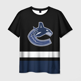 Мужская футболка 3D с принтом Vancouver Canucks в Ухте, 100% полиэфир | прямой крой, круглый вырез горловины, длина до линии бедер | canucks | hockey | nhl | usa | vancouver | vancouver canucks | ванкувер | ванкувер кэнакс | кэнакс | накс | нхл | спорт | сша | хоккей | шайба