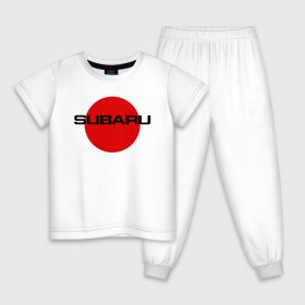 Детская пижама хлопок с принтом SUBARU в Ухте, 100% хлопок |  брюки и футболка прямого кроя, без карманов, на брюках мягкая резинка на поясе и по низу штанин
 | 2020 | auto | forester | impreza | outback | sport | sti | subaru | tribeca | wrx | авто | автомобиль | автомобильные | аутбек | бренд | врх | импреза | марка | машины | оутбек | спорт | сти | субару | трибека | форестер