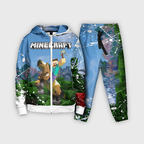 Детский костюм 3D с принтом MINECRAFT в Ухте,  |  | block | creeper | cube | minecraft | pixel | блок | геометрия | крафт | крипер | кубики | майнкрафт | пиксели