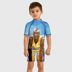 Детский купальный костюм 3D с принтом Kobe Bryant Lackers 24 blue в Ухте, Полиэстер 85%, Спандекс 15% | застежка на молнии на спине | 24 | 8 | black | blue | bryant | kobe | lackers 24 | lakers | mamba | mentality | баскетбол | брайант | детская | детскую | женская | женскую | коба | коби | купить | мамба | менталитет | мужская | мужскую | черная