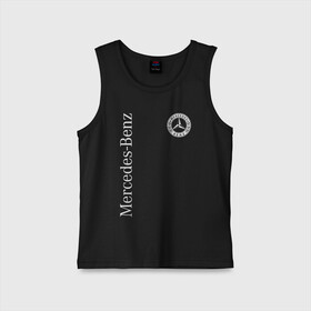 Детская майка хлопок с принтом MERCEDES | МЕРСЕДЕС в Ухте,  |  | 2020 | amg | auto | clk | cls | glk | mercedes | mercedes benz | slk | sport | авто | автомобиль | автомобильные | амг | бренд | глк | марка | машины | мерседес | слк | спорт | цлк | цлс