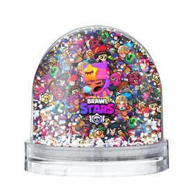 Снежный шар BRAWL STARS: SANDY: в Ухте, Пластик | Изображение внутри шара печатается на глянцевой фотобумаге с двух сторон | bibi | brawl stars | brock | bull | crow | dinomike | el primo | leon | mobile game | nita | poko | ricochet | stars | tara | бравл старс | ворон | леон | мобильные игры