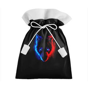 Подарочный 3D мешок с принтом Волк в Ухте, 100% полиэстер | Размер: 29*39 см | animal | art | dog | fire | wolf | арт | взгляд | волк | волки | глаза | голова | животное | животные | зверь | лес | огонь | охота | охотник | парню | прикольная | природа | серый | собака | хищник
