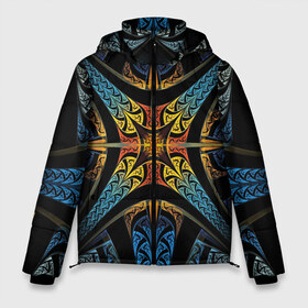 Мужская зимняя куртка 3D с принтом FRACTAL 2020 в Ухте, верх — 100% полиэстер; подкладка — 100% полиэстер; утеплитель — 100% полиэстер | длина ниже бедра, свободный силуэт Оверсайз. Есть воротник-стойка, отстегивающийся капюшон и ветрозащитная планка. 

Боковые карманы с листочкой на кнопках и внутренний карман на молнии. | abstract | abstraction | color | fractal | geometry | paitnt | polygon | polygonal | psy | абстракция | геометрия | краски | неоновые | полигоны | психоделика | фрактал