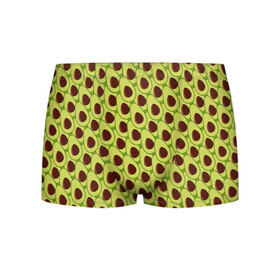 Мужские трусы 3D ЗДОРОВОЕ ПИТАНИЕ: в Ухте, 50% хлопок, 50% полиэстер | классическая посадка, на поясе мягкая тканевая резинка | avocado | food | fruit | vegan | vegetarian | авокадо | веган | вегетарианство | еда | фрукты