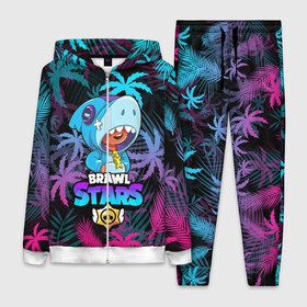 Женский костюм 3D с принтом BRAWL STARS LEON SHARK в Ухте,  |  | 8 bit | 8 бит | bibi | brawl stars | crow | el brown | leon | leon shark | max | mr.p | sally leon | shark | stars | virus | werewolf | акула | биби | вирус | ворон | леон | оборотень | пингвин