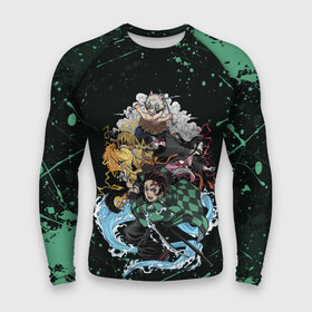 Мужской рашгард 3D с принтом All heroes Demon Slayer в Ухте,  |  | demon slayer | kimetsu no yaiba | nezuko | shinobu | slayer | tanjiro | zenitsu | гию томиока | зенитцу | иноске хашибира | клинок рассекающий демонов | незуко | танджиро | шинобу кочо
