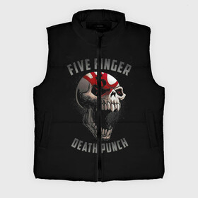 Мужской жилет утепленный 3D с принтом Five Finger Death Punch в Ухте,  |  | 5fdp | death | ffdp | finger | five | five finger death punch | punch | грув метал