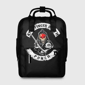 Женский рюкзак 3D с принтом Five Finger Death Punch в Ухте, 100% полиэстер | лямки с регулируемой длиной, сверху ручки, чтобы рюкзак нести как сумку. Основное отделение закрывается на молнию, как и внешний карман. Внутри два дополнительных кармана, один из которых закрывается на молнию. По бокам два дополнительных кармашка, куда поместится маленькая бутылочка
 | 5fdp | death | ffdp | finger | five | five finger death punch | punch | грув метал