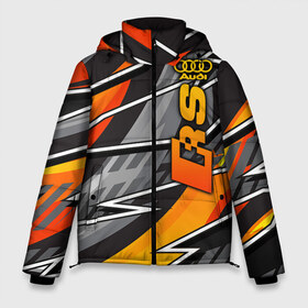 Мужская зимняя куртка 3D с принтом Audi RS в Ухте, верх — 100% полиэстер; подкладка — 100% полиэстер; утеплитель — 100% полиэстер | длина ниже бедра, свободный силуэт Оверсайз. Есть воротник-стойка, отстегивающийся капюшон и ветрозащитная планка. 

Боковые карманы с листочкой на кнопках и внутренний карман на молнии. | Тематика изображения на принте: amg | audi | cars | drive | quattro | rs | s | sport | sportback | supercars | ауди | обзор | скорость | форма