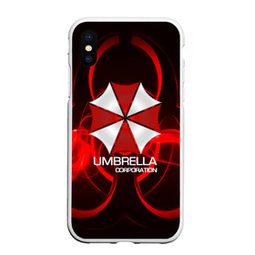 Чехол для iPhone XS Max матовый с принтом Umbrella Corp в Ухте, Силикон | Область печати: задняя сторона чехла, без боковых панелей | biohazard | biohazard 7 | crocodile | fang | game | hand | monster | new umbrella | resident evil | resident evil 7 | umbrella | umbrella corp | umbrella corporation | zombie | обитель