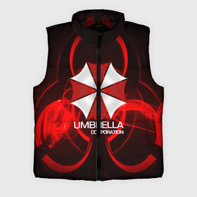 Мужской жилет утепленный 3D с принтом Umbrella Corp в Ухте,  |  | biohazard | biohazard 7 | crocodile | fang | game | hand | monster | new umbrella | resident evil | resident evil 7 | umbrella | umbrella corp | umbrella corporation | zombie | обитель