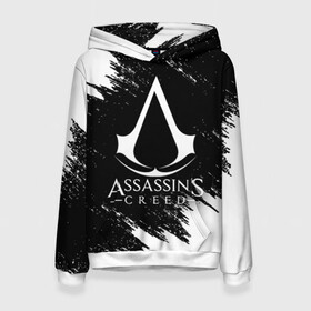 Женская толстовка 3D с принтом ASSASSIN`S CREED | АССАССИНС КРИД (Z) в Ухте, 100% полиэстер  | двухслойный капюшон со шнурком для регулировки, мягкие манжеты на рукавах и по низу толстовки, спереди карман-кенгуру с мягким внутренним слоем. | slayer | асасин | ассасин крид | ассассин | тамплиеры