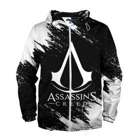 Мужская ветровка 3D с принтом ASSASSIN`S CREED | АССАССИНС КРИД (Z) в Ухте, 100% полиэстер | подол и капюшон оформлены резинкой с фиксаторами, два кармана без застежек по бокам, один потайной карман на груди | slayer | асасин | ассасин крид | ассассин | тамплиеры