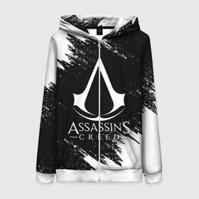 Женская толстовка 3D на молнии с принтом ASSASSIN`S CREED | АССАССИНС КРИД (Z) в Ухте, 100% полиэстер | длина до линии бедра, манжеты и пояс оформлены мягкой тканевой резинкой, двухслойный капюшон со шнурком для регулировки, спереди молния, по бокам два кармана | slayer | асасин | ассасин крид | ассассин | тамплиеры