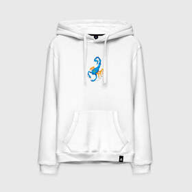 Мужская толстовка Скорпион: в Ухте, френч-терри, мягкий теплый начес внутри (100% хлопок) | карман-кенгуру, эластичные манжеты и нижняя кромка, капюшон с подкладом и шнурком | рисунок | скорпион