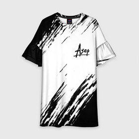 Детское платье 3D ASAP ROCKY | АСАП (Z): в Ухте, 100% полиэстер | прямой силуэт, чуть расширенный к низу. Круглая горловина, на рукавах — воланы | asap | asap rocky | hip hop | rakim mayers | асап | музыка | раким майерс | хип хоп