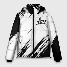 Мужская зимняя куртка 3D с принтом ASAP ROCKY в Ухте, верх — 100% полиэстер; подкладка — 100% полиэстер; утеплитель — 100% полиэстер | длина ниже бедра, свободный силуэт Оверсайз. Есть воротник-стойка, отстегивающийся капюшон и ветрозащитная планка. 

Боковые карманы с листочкой на кнопках и внутренний карман на молнии. | Тематика изображения на принте: asap | asap rocky | hip hop | rakim mayers | асап | музыка | раким майерс | хип хоп