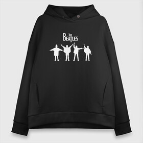 Женское худи Oversize хлопок с принтом Beatles в Ухте, френч-терри — 70% хлопок, 30% полиэстер. Мягкий теплый начес внутри —100% хлопок | боковые карманы, эластичные манжеты и нижняя кромка, капюшон на магнитной кнопке | beatles | john lennon | liverpool four | ring | rock | битлз | джон леннон | джордж харрисон | ливерпульская четверка | мерсибит | пол маккартни | психоделический рок | ринго старр | рок | рок н ролл | хард рок