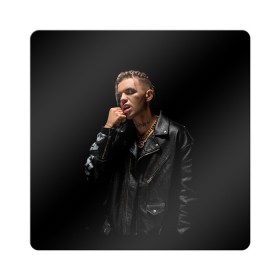 Магнит виниловый Квадрат с принтом Элджей в Ухте, полимерный материал с магнитным слоем | размер 9*9 см, закругленные углы | Тематика изображения на принте: морген | рэп | сайонара | элджей