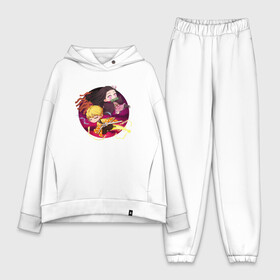 Женский костюм хлопок Oversize с принтом Kimetsu no yaiba фан в Ухте,  |  | demon slayer | kimetsu no yaiba | nezuko | shinobu | slayer | tanjiro | zenitsu | гию томиока | зенитцу | иноске хашибира | клинок рассекающий демонов | незуко | танджиро | шинобу кочо