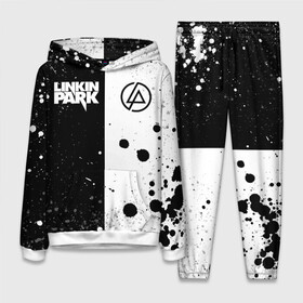 Женский костюм 3D (с толстовкой) с принтом LINKIN PARK в Ухте,  |  | chester bennington | linkin park | mike shinoda | альтернативный метал | альтернативный рок | линкин парк | майк шинода | ню метал | поп музыка | поп рок | рэп метал | рэп рок | электроник рок