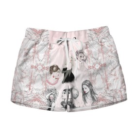 Женские шорты 3D с принтом 8 марта в Ухте, 100% полиэстер | прямой крой, два кармана без застежек по бокам. Мягкая трикотажная резинка на поясе, внутри которой широкие завязки. Длина до середины бедра | 8 | день | женский | марта | международный