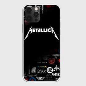 Чехол для iPhone 12 Pro с принтом Metallica | Металлика (Z) в Ухте, силикон | область печати: задняя сторона чехла, без боковых панелей | james alan hetfield | джеймс хетфилд | кирк хэмметт | ларс ульрих | металлика | музыка | роберт трухильо | трэш метал | хеви метал