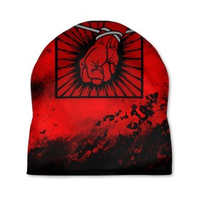 Шапка 3D с принтом Metallica в Ухте, 100% полиэстер | универсальный размер, печать по всей поверхности изделия | 