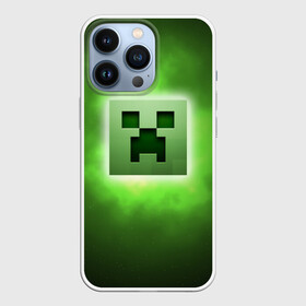 Чехол для iPhone 13 Pro MINECRAFT | МАЙНКРАФТ (Z): в Ухте, | | block | creeper | cube | minecraft | pixel | блок | геометрия | крафт | крипер | кубики | майнкрафт | пиксели