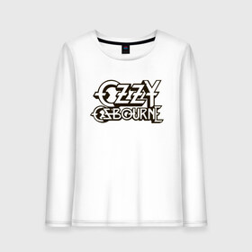 Женский лонгслив хлопок с принтом Ozzy Osbourne в Ухте, 100% хлопок |  | black sabbath | michael osbourne | ozzy osbourne | джон майкл осборн | дум метал | хард рок | хеви метал