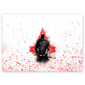 Поздравительная открытка ASSASSIN`S CREED: в Ухте, 100% бумага | плотность бумаги 280 г/м2, матовая, на обратной стороне линовка и место для марки
 | slayer | асасин | ассасин крид | ассассин | тамплиеры