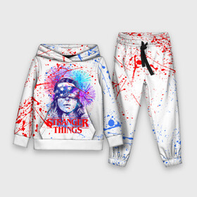 Детский костюм 3D (с толстовкой) с принтом STRANGER THINGS | ОЧЕНЬ СТРАННЫЕ ДЕЛА в Ухте,  |  | 11 | stranger things | одди | одиннадцатая | очень странные дела | сериалы