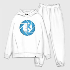 Мужской костюм хлопок OVERSIZE PORTAL: в Ухте,  |  | aperture laboratories | glados | portal | portal 2 | valve | гладос | портал | портал 2 | челл