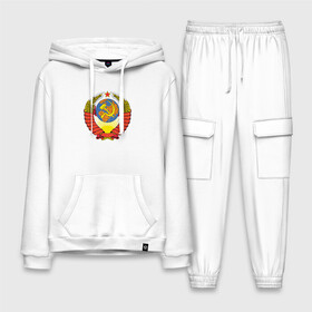 Мужской костюм хлопок с толстовкой с принтом Герб СССР в Ухте,  |  | герб | патриот | россия | символика | советский союз | ссср